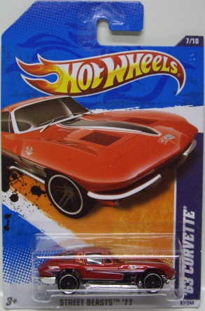 画像: 【'63 CORVETTE】　MET.RED/PR5 (TOYS"R"US EXCLUSIVE)