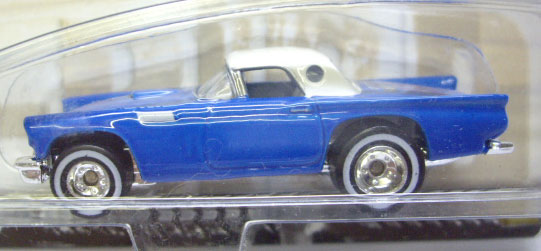 画像: 2002 WALMART EXCLUSIVE AUTO MILESTONES 【1957 T-BIRD】 MET.LIGHT BLUE/RR