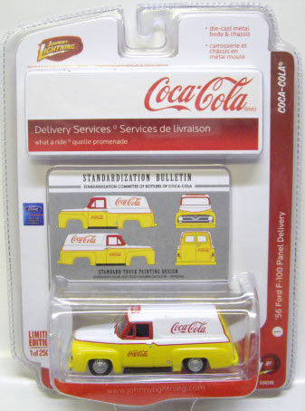 画像: LIMITED EDITION -COCA-COLA R1 【'56 FORD F-100 PANEL DELIVERY】　WHITE-YELLOW/RR