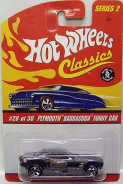 画像: 2006 CLASSICS SERIES 2 【PLYMOUTH BARRACUDA FUNNY CAR】　MET.NAVY/BF 5SP 　