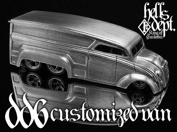 画像: HELLS DEPT 2010 【DD6 CUSTOMIZED VAN】  WHITE METAL MADE　（送料サービス適用外）