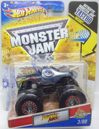 画像: 2011 MONSTER JAM INSIDE TATTOO 【JURASSIC ATTACK】　SPEC.SILVER (SPECTRA FLAMES)