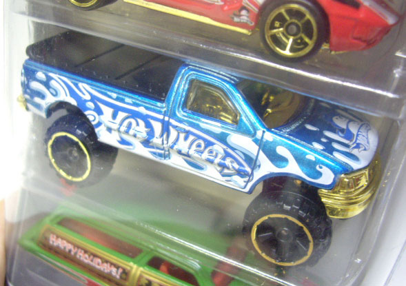 画像: 2010 HOLIDAY HOT RODS 3PACK 【FORD SHELBY GR-1 CONCEPT/FORD F-150/PURPLE PASSION WOODIE】　TARGET EXCLUSIVE