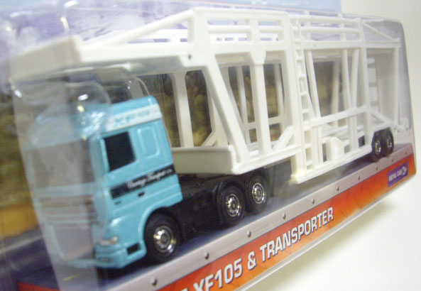 画像: SUPER CONVOY  【DAF XF105 & TRANSPORTER】 MET.LIGHT BLUE