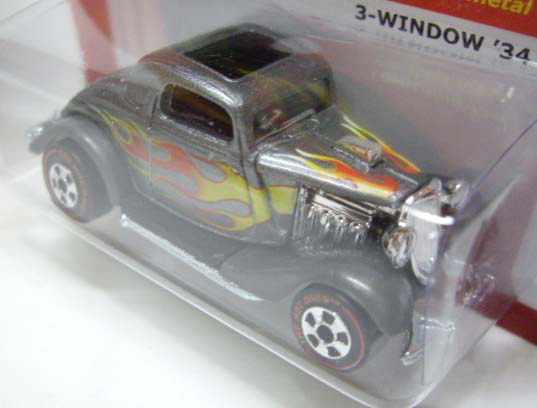 画像: 2011 THE HOT ONES 【3-WINDOW '34 FORD】 GRAY/HOT ONES RL (CHASE)