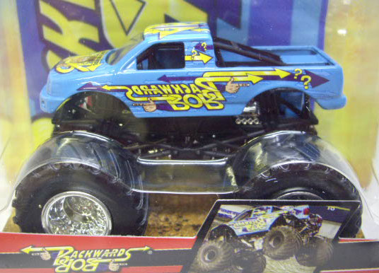 画像: 2010 MONSTER JAM FLAG SERIES 【BACKWARD BOB】 LIGHT BLUE