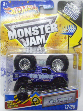 画像: 2011 MONSTER JAM INSIDE TATTOO 【BLUE THUNDER】 BLUE (TRAVEL TREADS)