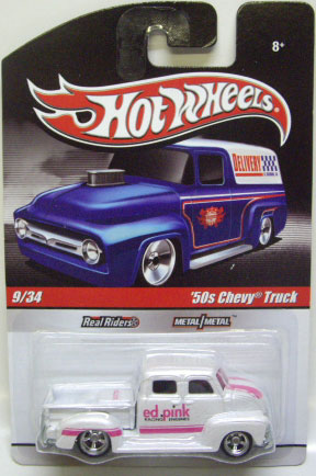 画像: HOT WHEELS DELIVERY 【'50s CHEVY TRUCK】　WHITE/RR