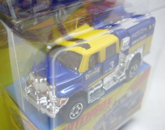 画像: 2011 LESNEY EDITION 【INTERNATIONAL WORKSTAR BRUSH FIRE TRUCK】 BLUE-YELLOW