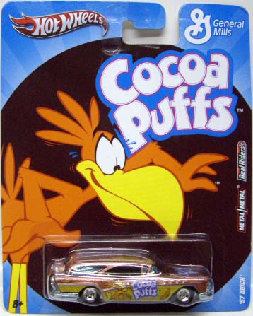 画像: 2011 NOSTALGIC BRANDS - GENERAL MILLS 【'57 BUICK】　MET.BROWN/RR (COCOA PUFFS)