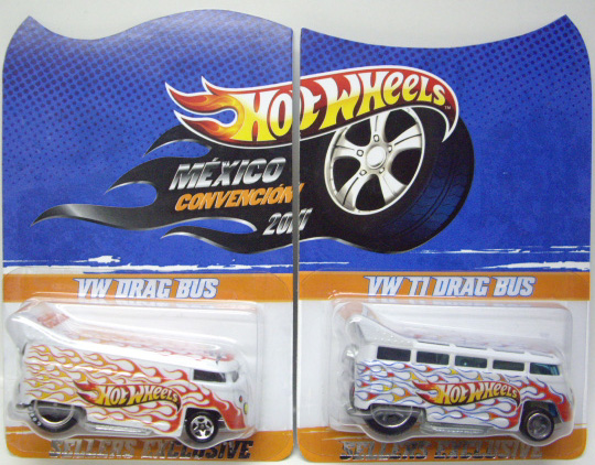 画像: 2011 MEXICO CONVENTION 【VW DRAG BUS / VW T1 DRAG BUS】  WHITE/RR (50セット限定）CODE3(VENDORS EXCLUSIVE)