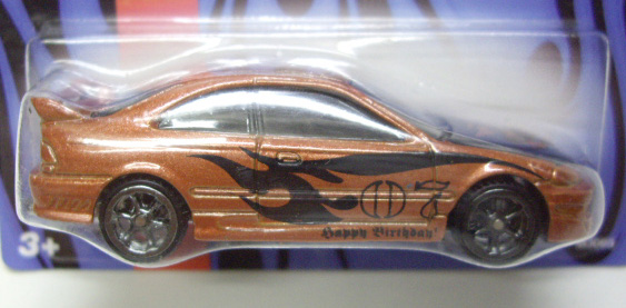 画像: 2007 WAL MART EXCLUSIVE GIFT CARS 【HONDA CIVIC】　MET.BROWN/RR