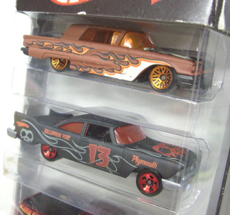 画像: 2007 FRIGHT CARS 5-PACK  【'58 Thunderbird /'57 Plymouth Fury /Ford Lightning /Hot Tub /Low Carbs】　