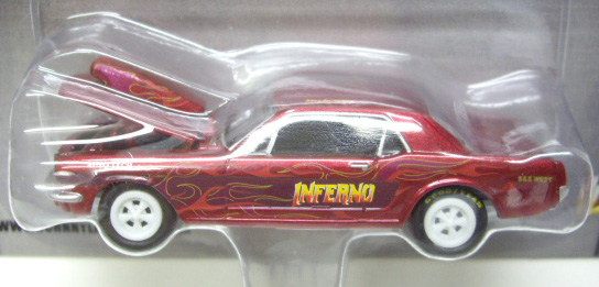 画像: JOHNNY LIGHTNING 2.0  R9 【1966 FORD MUSTANG】 MET.RED/RR (WHITE LIGHTNING)