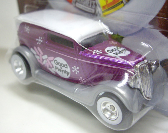 画像: 2011 NOSTALGIC BRANDS - HERSHEY'S 【'34 FORD SEDAN DELIVERY】　PURPLE-WHITE/RR (GOOD&PLENTY)