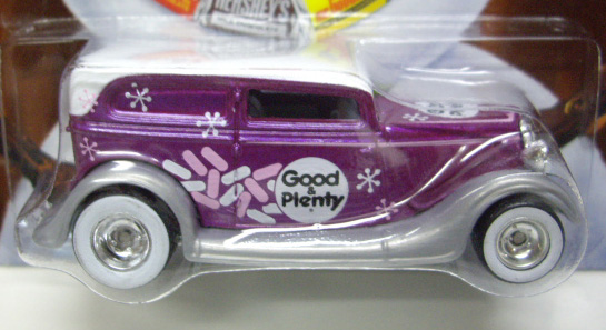 画像: 2011 NOSTALGIC BRANDS - HERSHEY'S 【'34 FORD SEDAN DELIVERY】　PURPLE-WHITE/RR (GOOD&PLENTY)