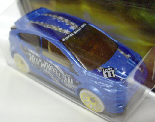 画像: 2011 WALMART EXCLUSIVE HOLIDAY HOT RODS 【FORD FOCUS RS】　SKYBLUE/10SP