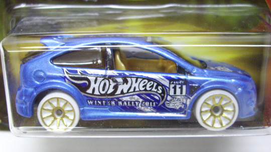 画像: 2011 WALMART EXCLUSIVE HOLIDAY HOT RODS 【FORD FOCUS RS】　SKYBLUE/10SP