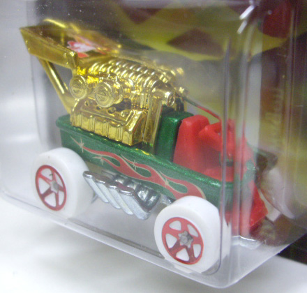 画像: 2011 WALMART EXCLUSIVE HOLIDAY HOT RODS 【DRAGGIN' WAGON (RADIO FLYER WAGON)】　GREEN-RED/5SP