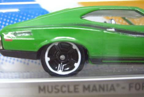 画像: 【'72 FORD GRAN TORINO SPORT】　GREEN/MC5(BLACK RIMS)(ホイール・バリエーション）