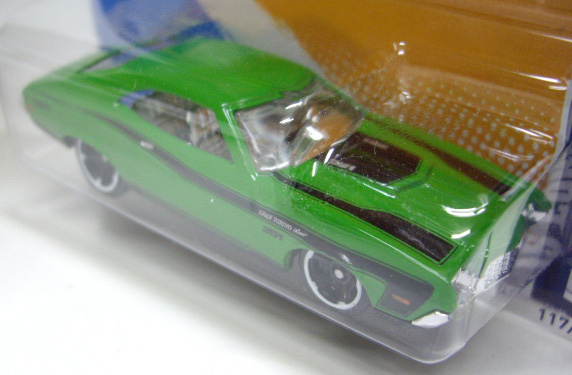 画像: 【'72 FORD GRAN TORINO SPORT】　GREEN/MC5(BLACK RIMS)(ホイール・バリエーション）