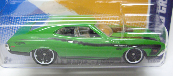 画像: 【'72 FORD GRAN TORINO SPORT】　GREEN/MC5(BLACK RIMS)(ホイール・バリエーション）