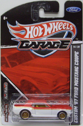 画像: 2011 GARAGE 【CUSTOM '67 FORD MUSTANG COUPE】　WHITE-RED/RR (NEW CAST)