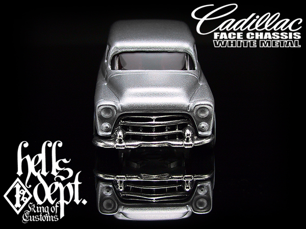 画像: PRE-ORDER HELLS DEPT 2012 【CADILLAC FACE CHASSIS FIRST COMMERCIAL CAR (完成品）】  SILVER/RR　（送料サービス適用外） (2012年1月入荷予定）