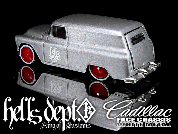 画像: PRE-ORDER HELLS DEPT 2012 【CADILLAC FACE CHASSIS FIRST COMMERCIAL CAR (完成品）】  SILVER/RR　（送料サービス適用外） (2012年1月入荷予定）