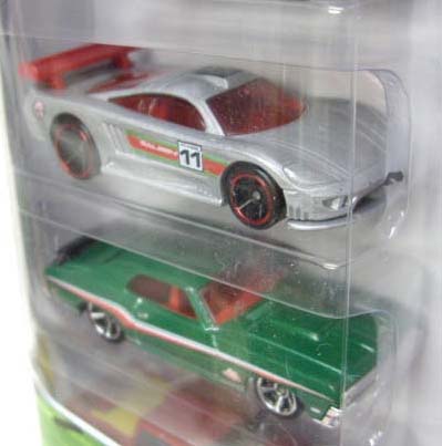 画像: 2011 TARGET EXCLUSIVE 【HOLIDAY HOT RODS 5PACK 】Ford Shelby Cobra Concept/ Dodge Charger SRT8/ Saleen S7/ '69 Mercury Cougar Eliminator/ Mega-Duty