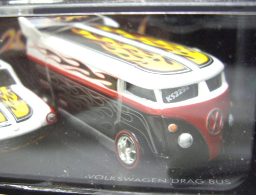 画像: 2010 JAPAN CONVENTION RLC EXCLUSIVE 【VW DRAG BUS/'65 VW FASTBACK】 WHITE-BLACK/RR (1500台限定）