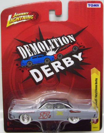 画像: FOREVER 64 R19 【1967 PLYMOUTH FURY II DEMO DERBY】 FLAT GRAY/WHITE RR (WHITE LIGHTNING)