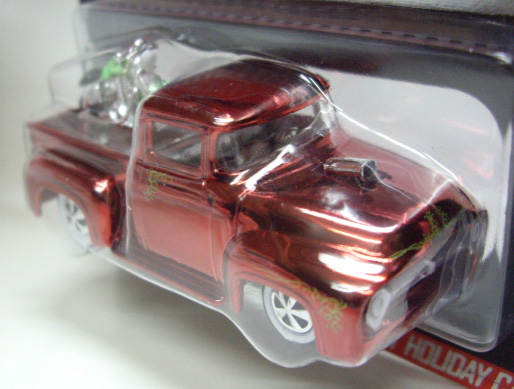 画像: RLC EXCLUSVE 2011 HOLIDAY CAR  【CUSTOM '56 FORD F-100 with a removable motorcycle】 SPEC.RED/WL (5000個限定）