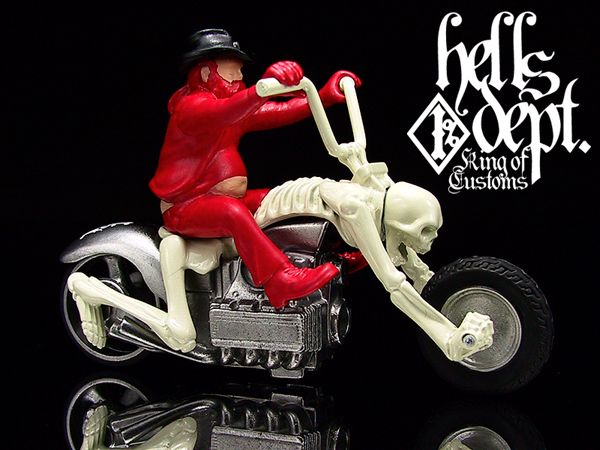 画像: PRE-ORDER HELLS DEPT 2012 【BONE SHAKER AFTER 40 YEAR (完成品）】  RED　（送料サービス適用外） (入荷日未定）