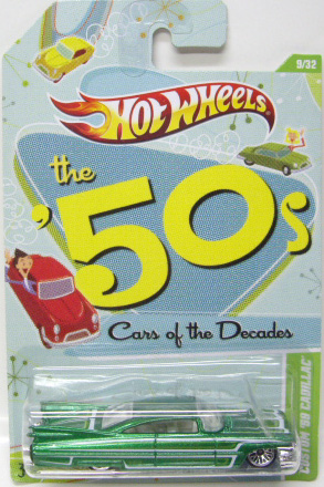 画像: 2012 WALMART EXCLUSIVE "CARS OF THE DECADES" 【CUSTOM '59 CADILLAC】 GREEN/LACE