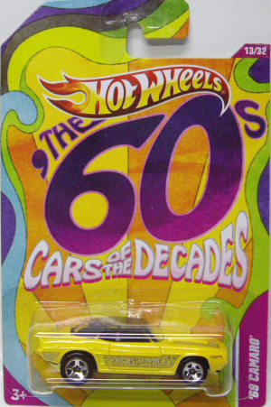 画像: 2012 WALMART EXCLUSIVE "CARS OF THE DECADES" 【'69 CAMARO】 YELLOW/5SP