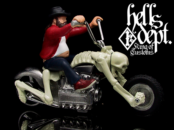 画像: PRE-ORDER HELLS DEPT 2012 【BONE SHAKER AFTER 40 YEAR " J.D.C.13 the Ride 2012 lil isle"(完成品）】  RED　（送料サービス適用外） (入荷日未定）