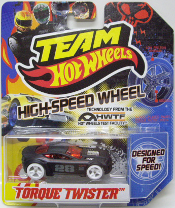 画像: TEAM HOT WHEELS 【TORQUE TWISTER】　FLAT BLACK/WHITE HSW