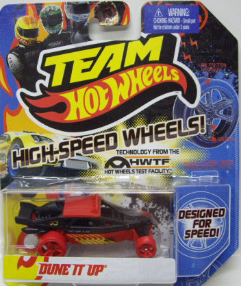 画像: TEAM HOT WHEELS 【DUNE IT UP】　FLAT BLACK-RED/RED HSW