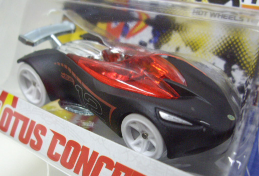 画像: TEAM HOT WHEELS 【LOTUS CONCEPT】　FLAT BLACK/WHITE HSW