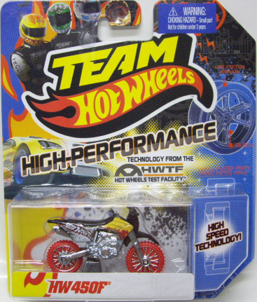 画像: TEAM HOT WHEELS 【HW 450F】　FLAT BLACK/RED ORMC