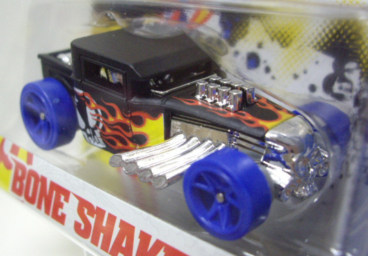 画像: TEAM HOT WHEELS 【BONE SHAKER】　FLAT BLACK/BLUE HSW