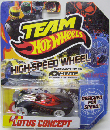 画像: TEAM HOT WHEELS 【LOTUS CONCEPT】　FLAT BLACK/WHITE HSW