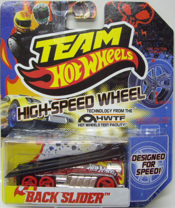 画像: TEAM HOT WHEELS 【BACK SLIDER】　RED-BLACK/RED HSW