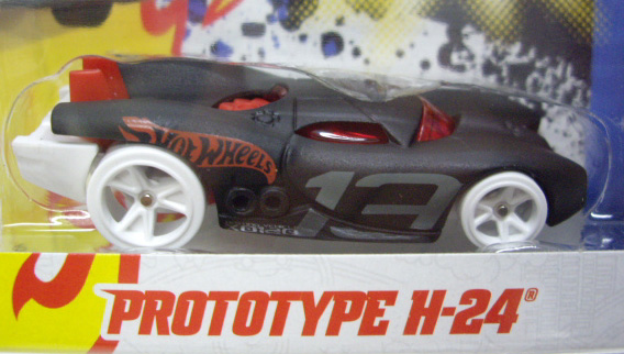 画像: TEAM HOT WHEELS 【PROTOTYPE H-24】　FLAT BLACK/WHITE HSW