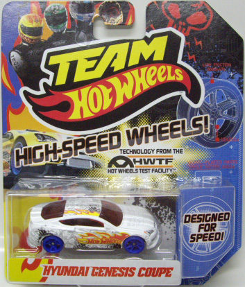 画像: TEAM HOT WHEELS 【HYUNDAI GENESIS COUPE】　WHITE/BLUE HSW