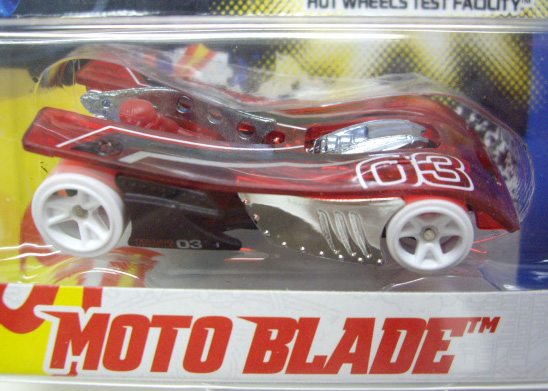 画像: TEAM HOT WHEELS 【MOTO BLADE】　CLEAR RED/WHITE HSW