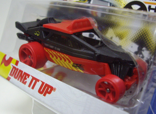 画像: TEAM HOT WHEELS 【DUNE IT UP】　FLAT BLACK-RED/RED HSW