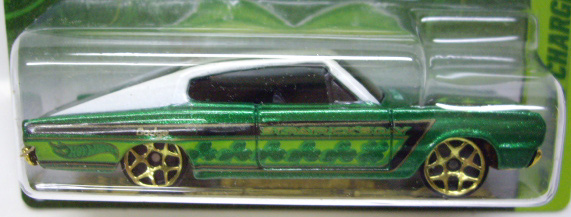 画像: 2012 WALMART EXCLUSIVE CLOVER CARS 【'67 DODGE CHARGER】　GREEN-WHITE/5Y