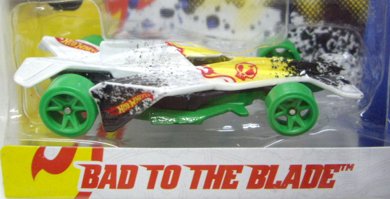 画像: TEAM HOT WHEELS 【BAD TO THE BLADE】　WHITE/GREEN HSW